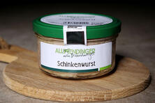 Allm. Schinkenwurst im Glas 160g