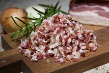 Schweinebauch gew&uuml;rfelt, Packung