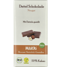 Makri Dattelschokolade Nougat 85g