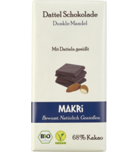 Makri Dattelschokolade Dunkle Mandel 85g